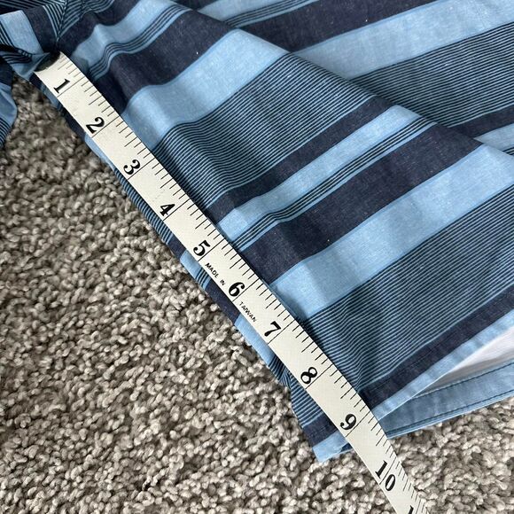 Travis Mathew Board Shorts Men 32 Blue Navy Striped Linerless - Picture 5 of 6